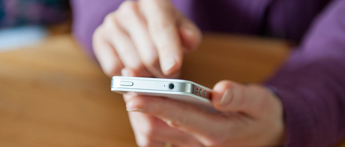 Mobile optimised web site